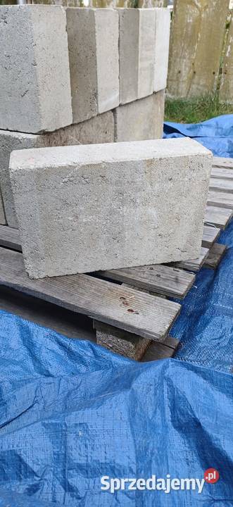 Bloczek betonowy fundamentowy 38x24x12 łódzkie