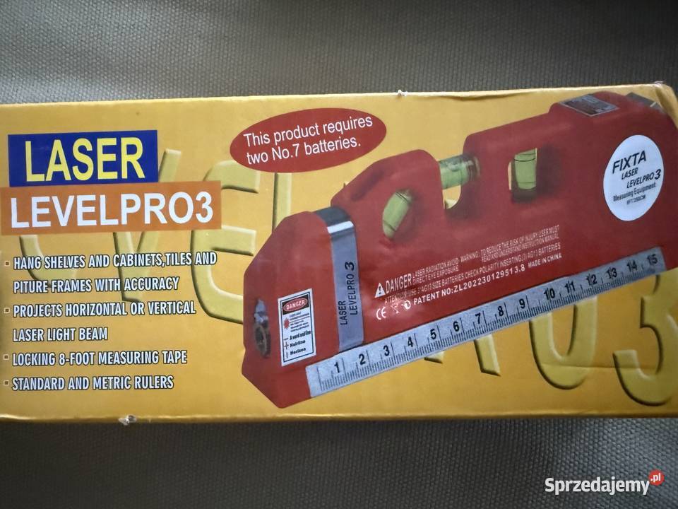 Poziomica z laserem Pozostałe Warszawa