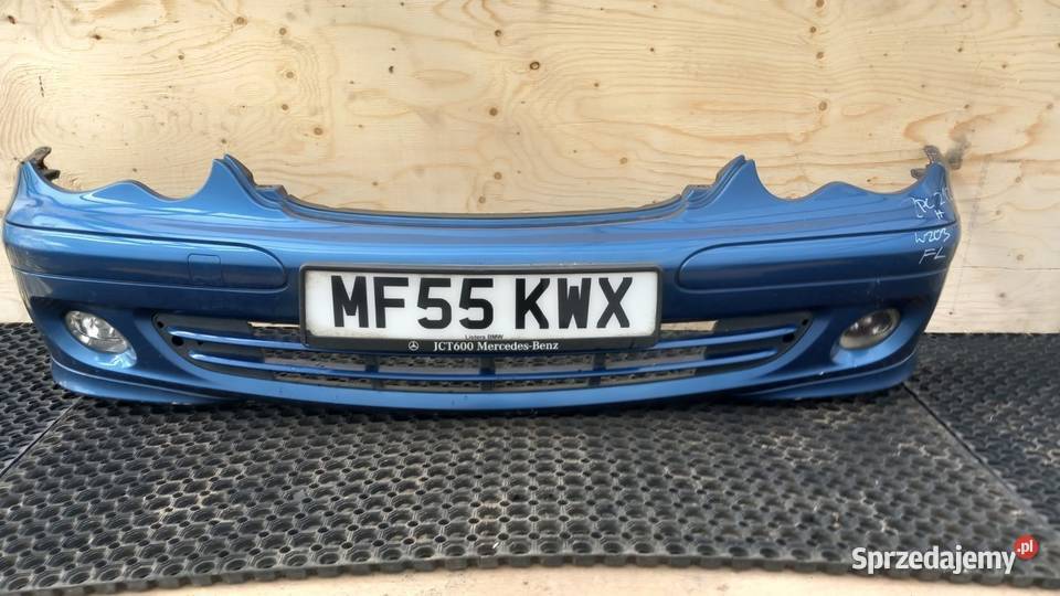 MERCEDES W203 LIFT ZDERZAK PRZÓD HALOGEN C345 osobowe wielkopolskie Zbierkowo
