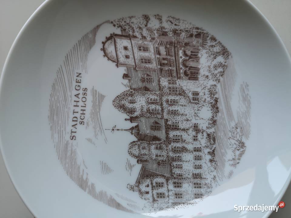 Talerz kolekcjonerski porcelana Furstenberg Porcelana i szkło Toruń