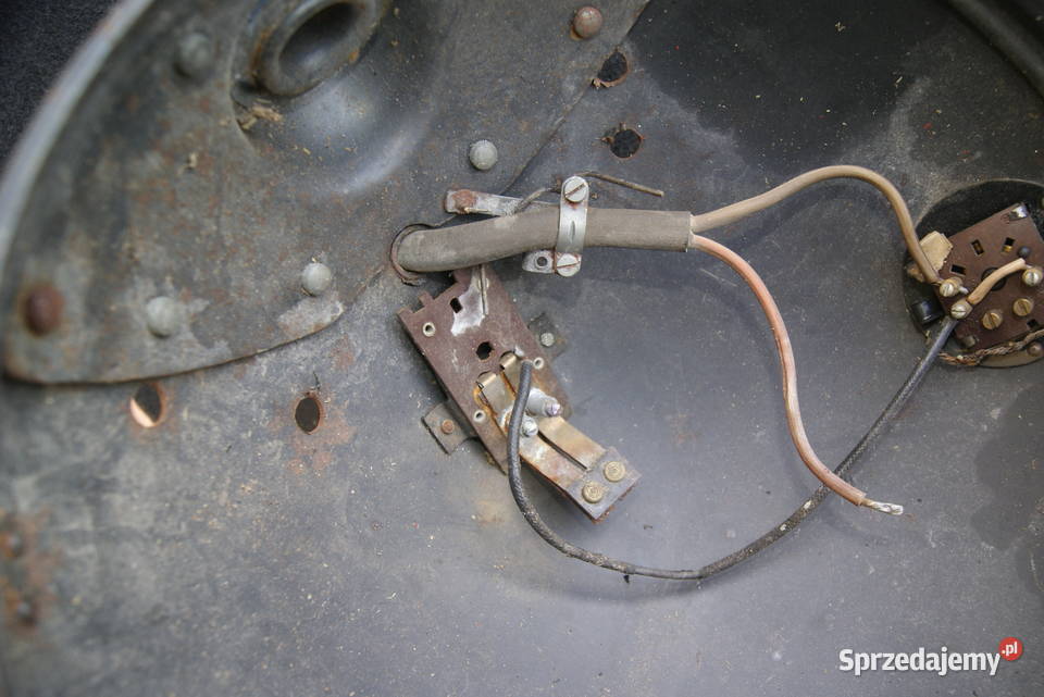 STRAŻ POŻARNA HALOGEN SZPERACZ STARA LAMPA Klosze sprzedam