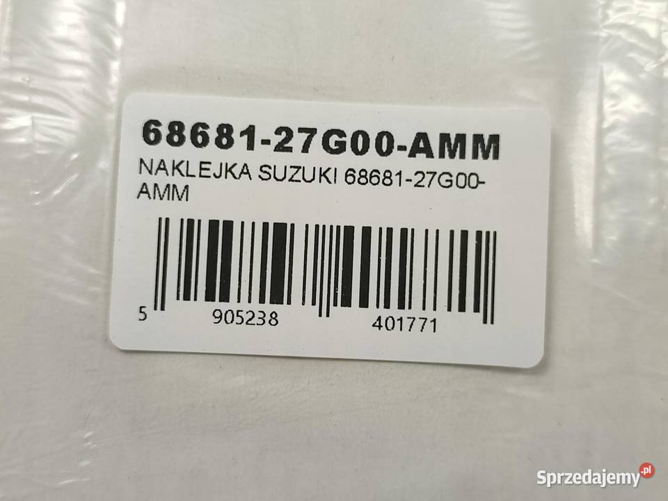 NAKLEJKA VSTROM L BOCZEK SUZUKI DL650 VSTROM osobowe lubelskie sprzedam