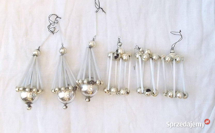 prl bombki z lat 70 Boże Narodzenie Szczecin