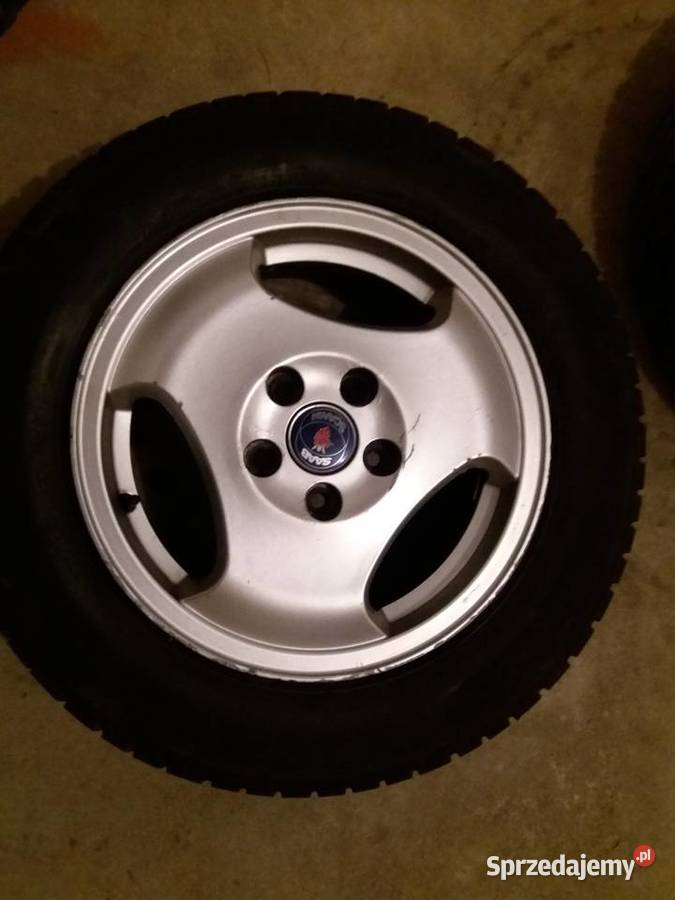Saab alufelgi 2055515 oponami zimowymi Koła i felgi Pruszcz Gdański