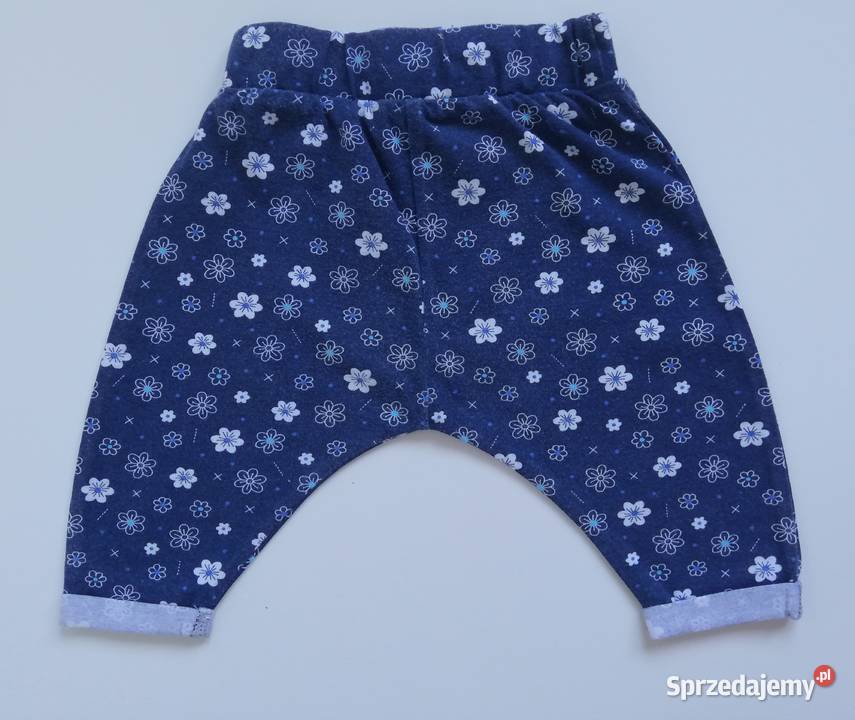 Spodnie letnie hamerki baggy kokardka Handmade śląskie Katowice