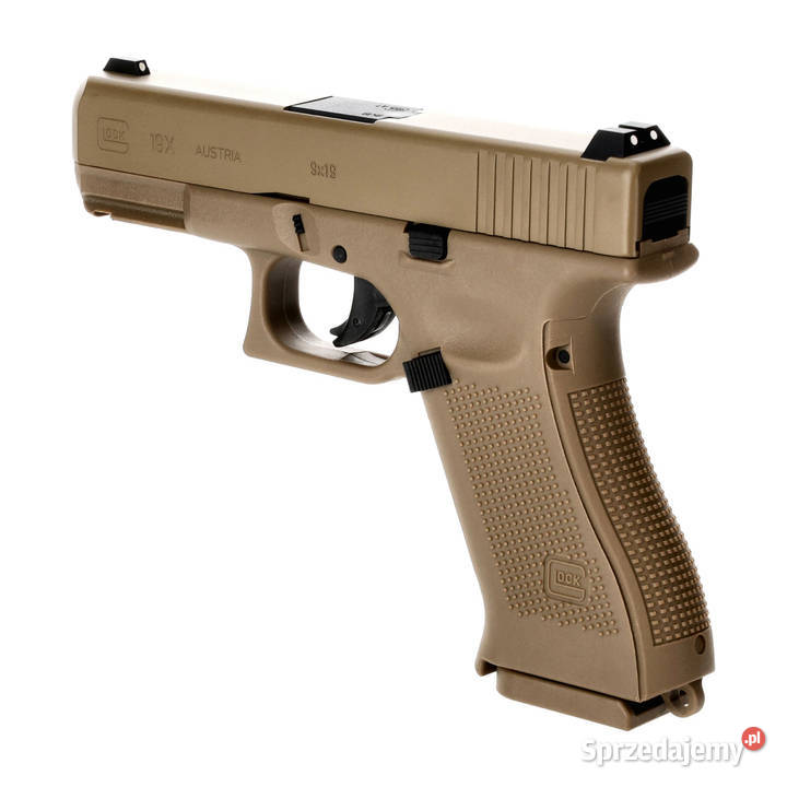 Pistolet wiatrówka Glock 19X 45 mm coyote BB CO2 Warszawa sprzedam