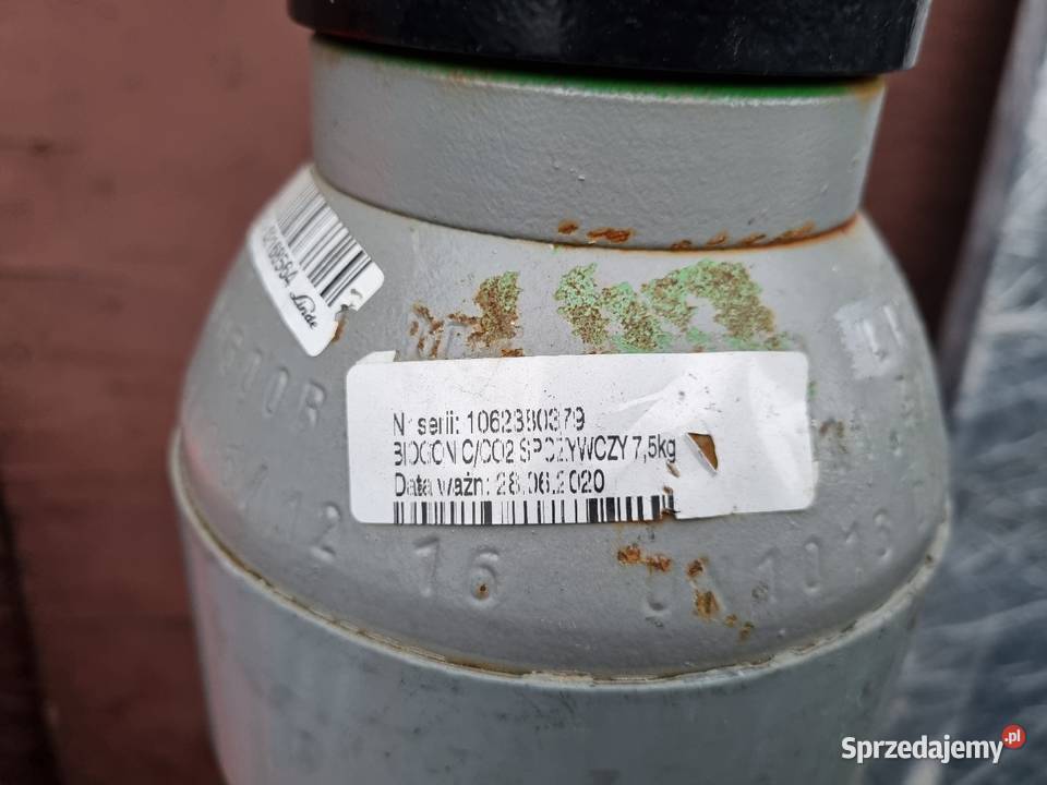 Butla CCO2 CO2 Spożywczy 75 Linde Keg Rolbar małopolskie Skawina