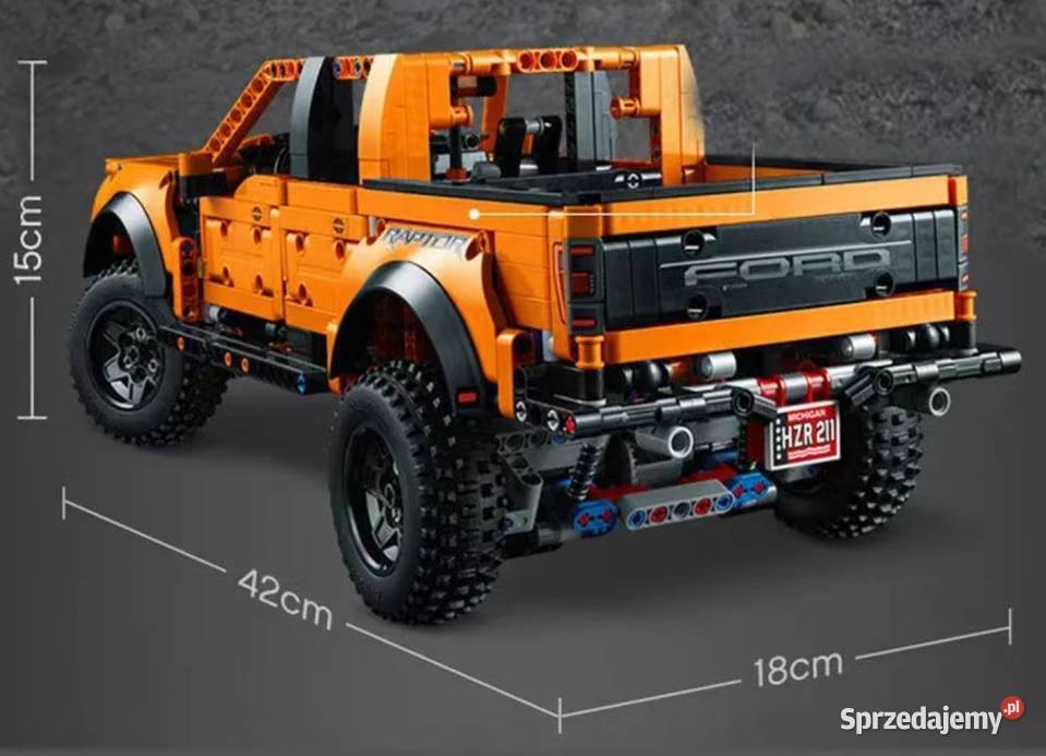 Klocki FORD F150 RAPTOR V6 pickup 1379klocków 42