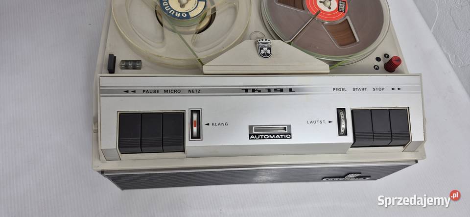 Grundig TK 19 L Deluxe Kultowy Szpulowiec Do