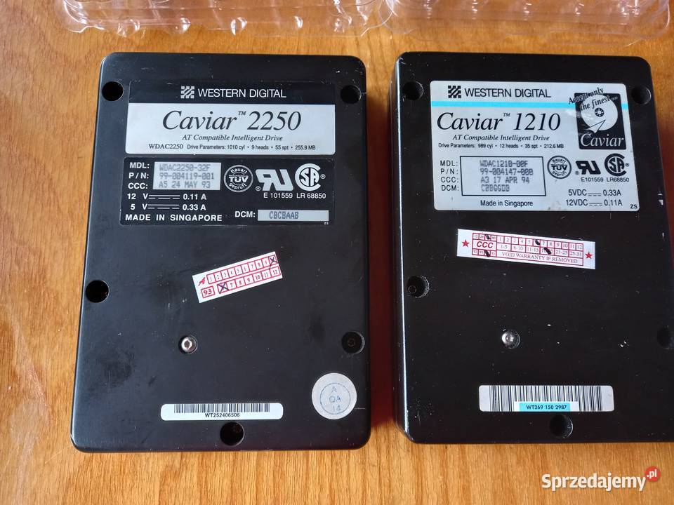 WD CAVIAR 2250 i 1210 sprzedam