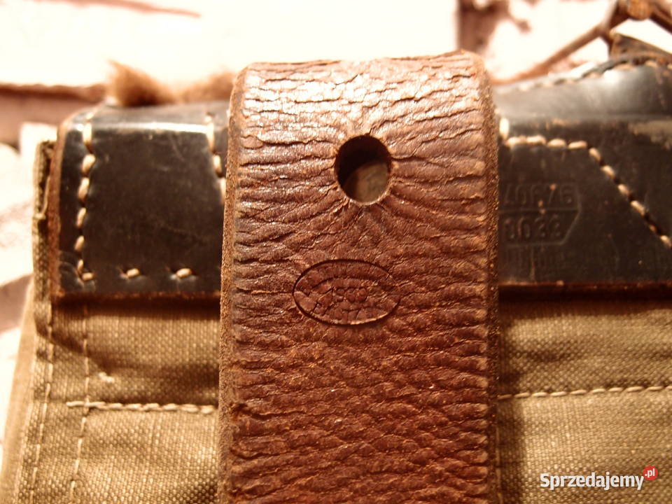 Oryginalny Niemiecki Plecak Marszowy z 1939 roku Łódź