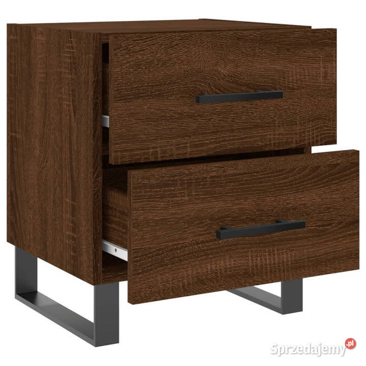 Szafki nocne 2 brązowy dąb 40x35x475 WM827371 Warszawa