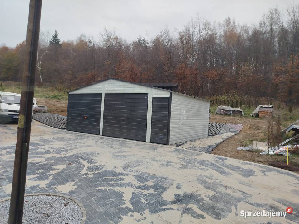 Garaż Blaszany BIAŁY SCHOWEK OGRODOWY MAGAZYN