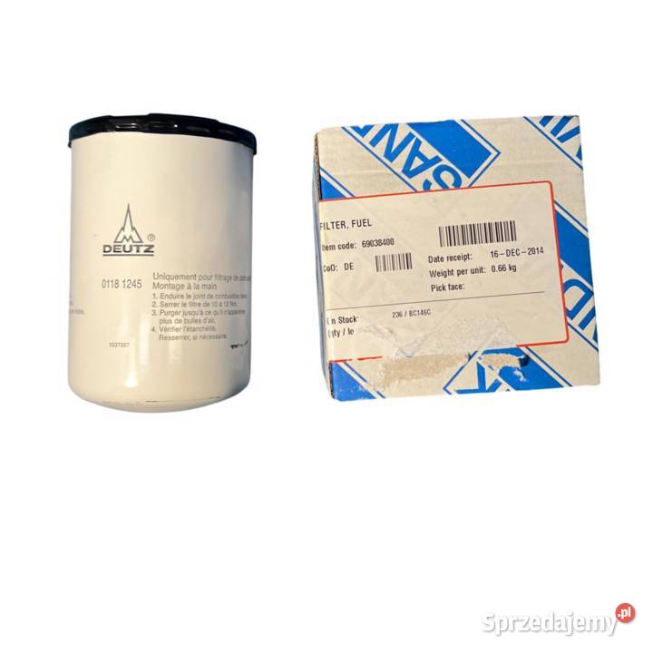 Sandvik 69038400 Deutz 0118 1245 01181245 Filtr