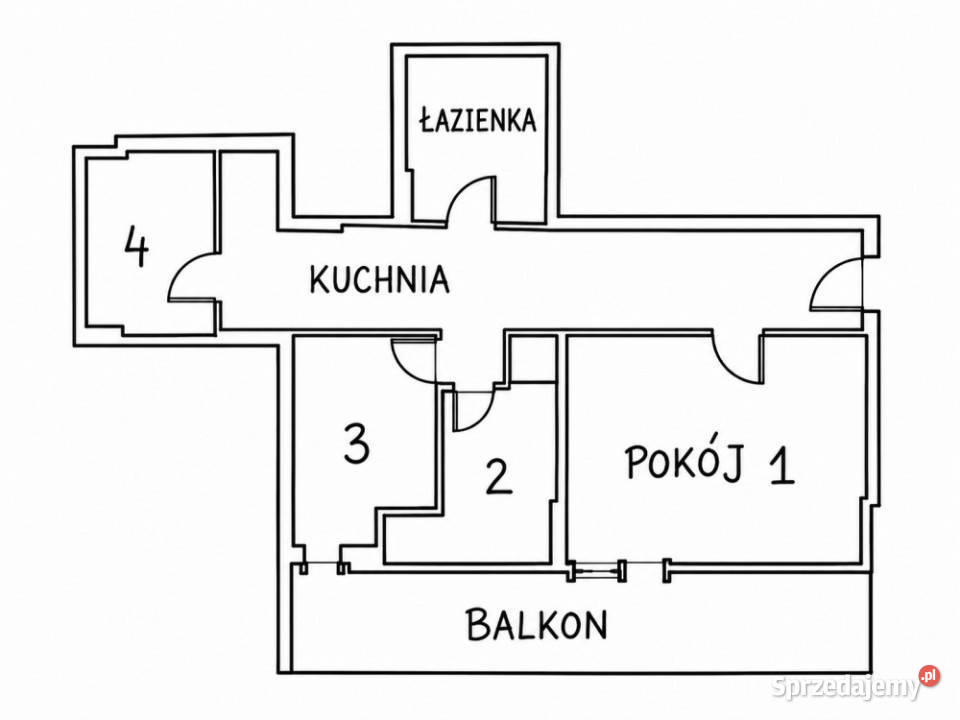 4pokojowe mieszkanie inwestycyjne w Katowicach Katowice
