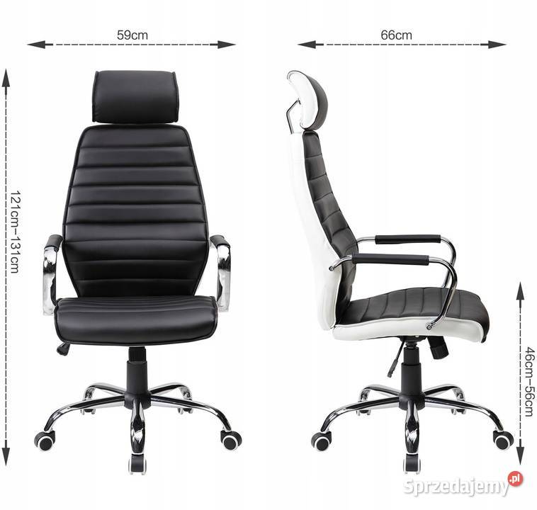 SKÓRZANY FOTEL BIUROWY KRZESŁO OBROTOWE VECOTTI