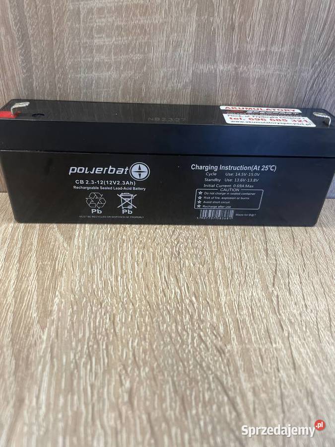 AKUMULATOR ŻELOWY POWERBAT 12V 23Ah CHPINA 1 Płock