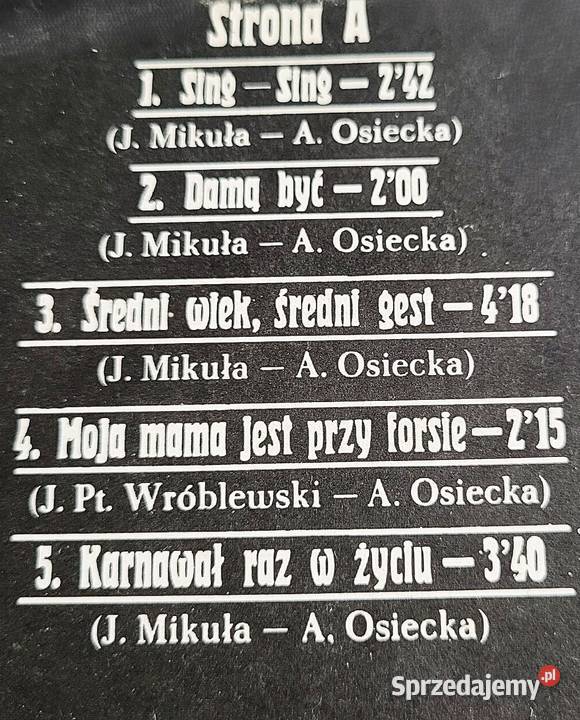 SingSing Maryla Rodowicz płyta winylowa z roku Chełmno