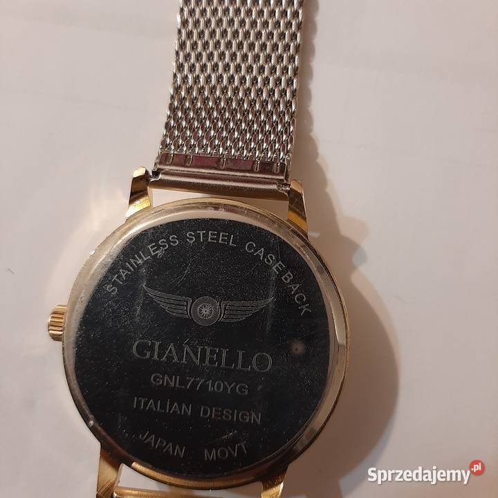 Zegarek GIANELLO gnl7710yg na rękę Zegarki Popielówek
