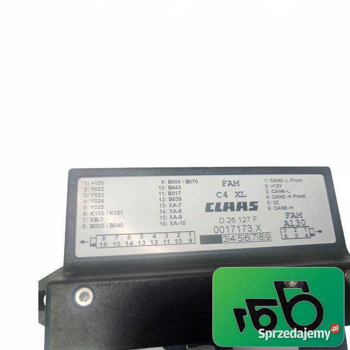 Sterownik Moduł Komputer 0000171733 CLAAS FAM C4 Części i osprzęt rolniczy Wilkowo