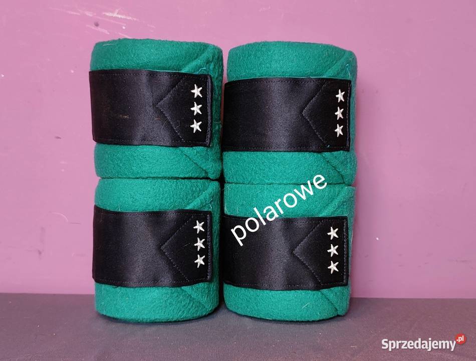 nowe owijki polarowe turkusowe 4 sztuki 300x10 Dla koni sprzedam