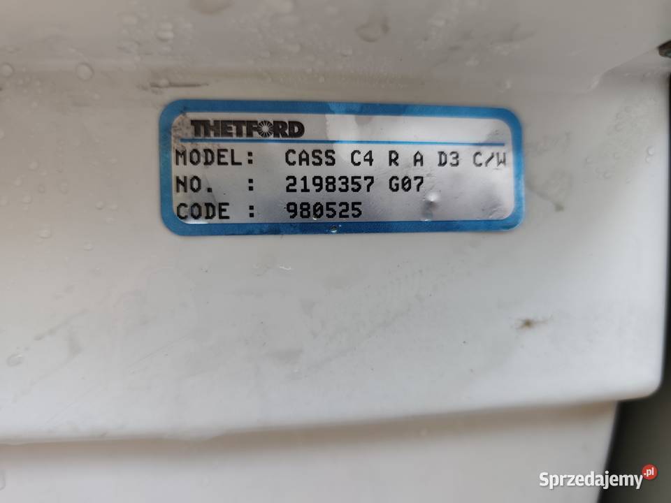 Toaleta do zabudowy THETFORD Drzwiczki Wodzisław