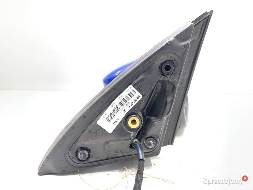 LUSTERKO PRAWY SKODA RAPID Hatchback NIEBIESKI