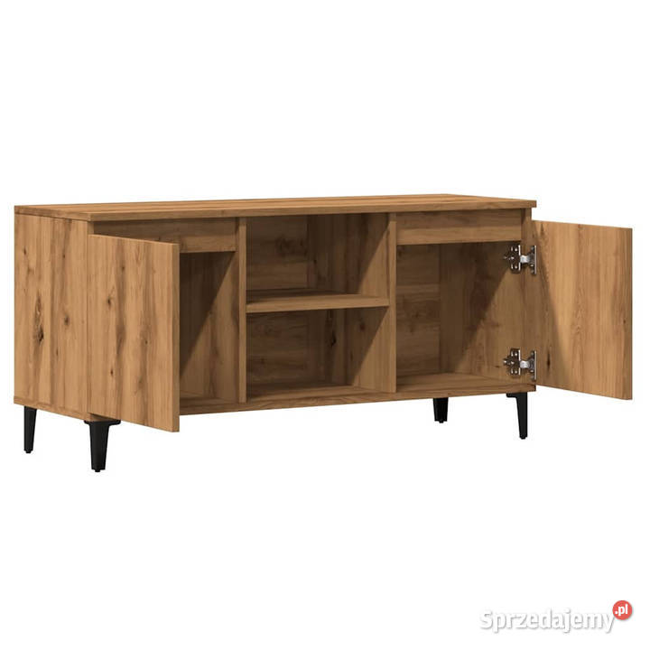 Szafka TV dąb artisan 102x35x50 materiał Warszawa