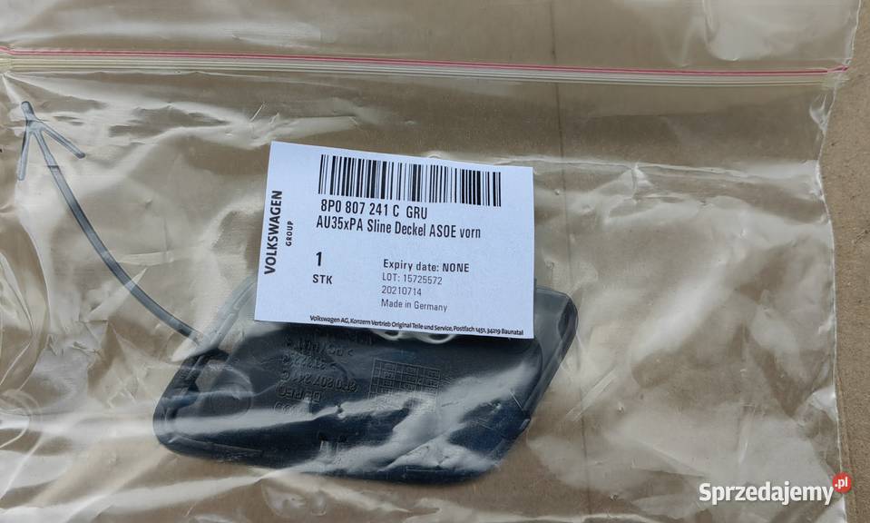8P0807241C AUDI A3 ZAŚLEPKA ZDERZAKA PRZÓD Rożnów