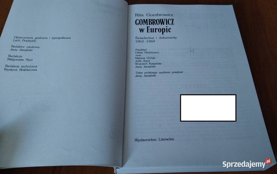 Gombrowicz w Europie świadectwa i dokumenty Kultura i Rozrywka pomorskie Gdańsk