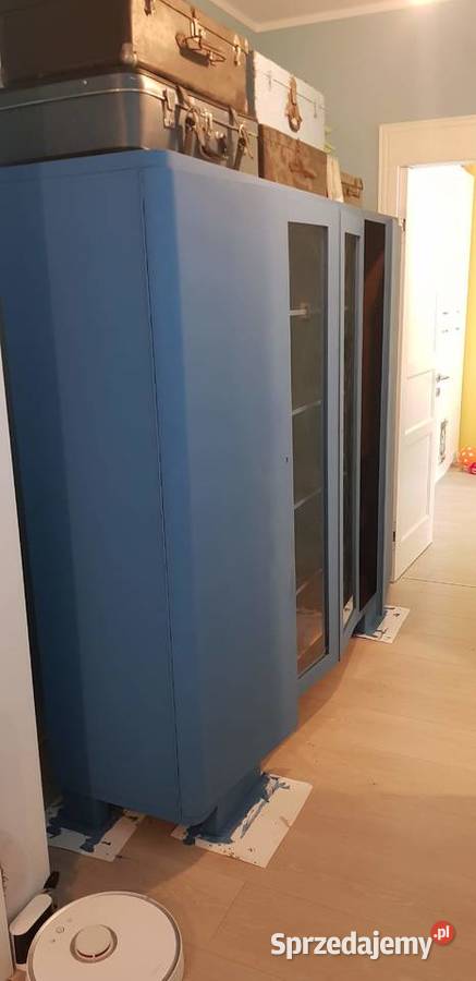 Szafa drewniana niebieska wielkopolskie Poznań