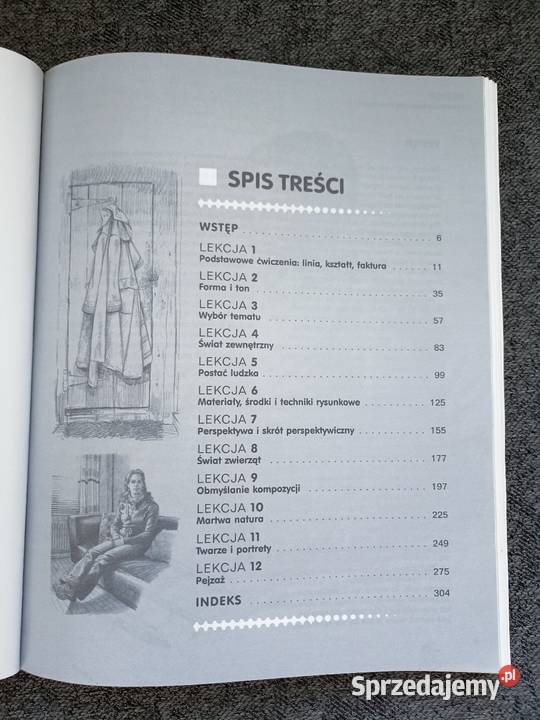 Nauka rysunku 12 lekcji rysowania Pozostałe Gorlice sprzedam