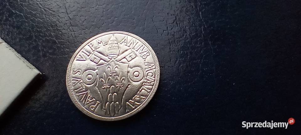 Stare monety 1 lir 1975 Watykan Święty podkarpackie