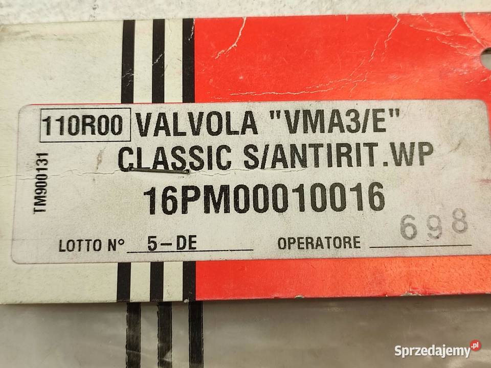 ELEKTROZAWÓR ZAWÓR CNG BRC 16PM00010016