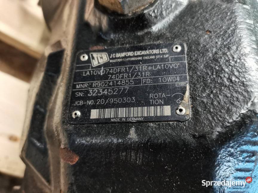 JCB 456 EZX Pompy główne Rexroth LA10V Wilkowo