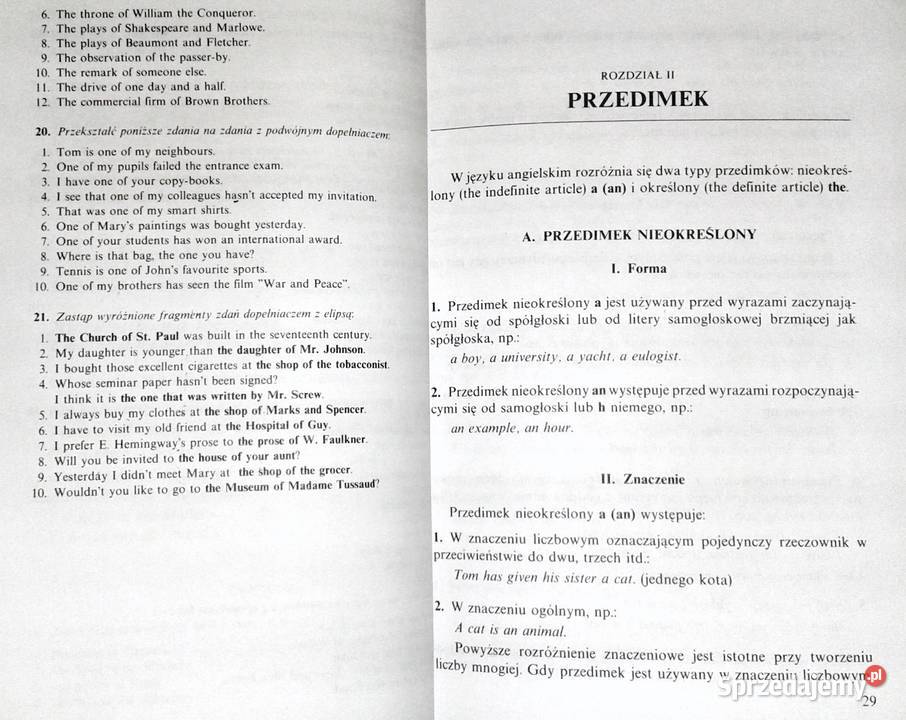 Mała gramatyka języka angielskiego z ćwiczeniami Chełm