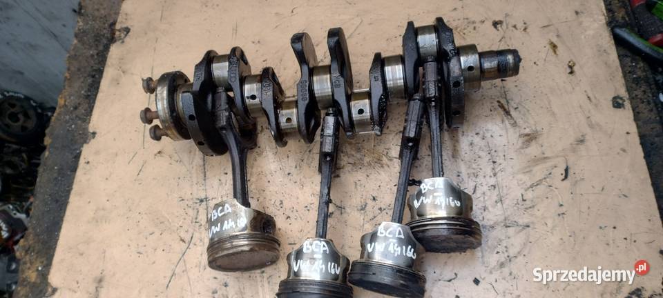 VW SEAT SKODA 14 16V BCA wał korbowy tłok świętokrzyskie