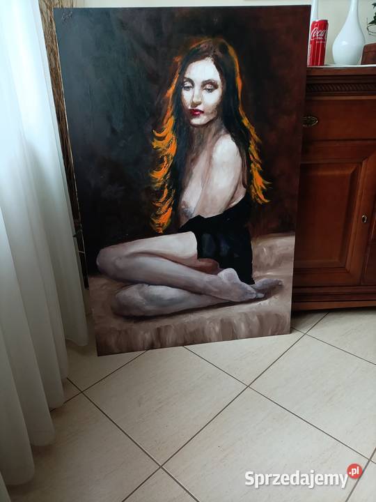 XXL duży obraz olejny Marek Grzegorz Whisper of Poznań