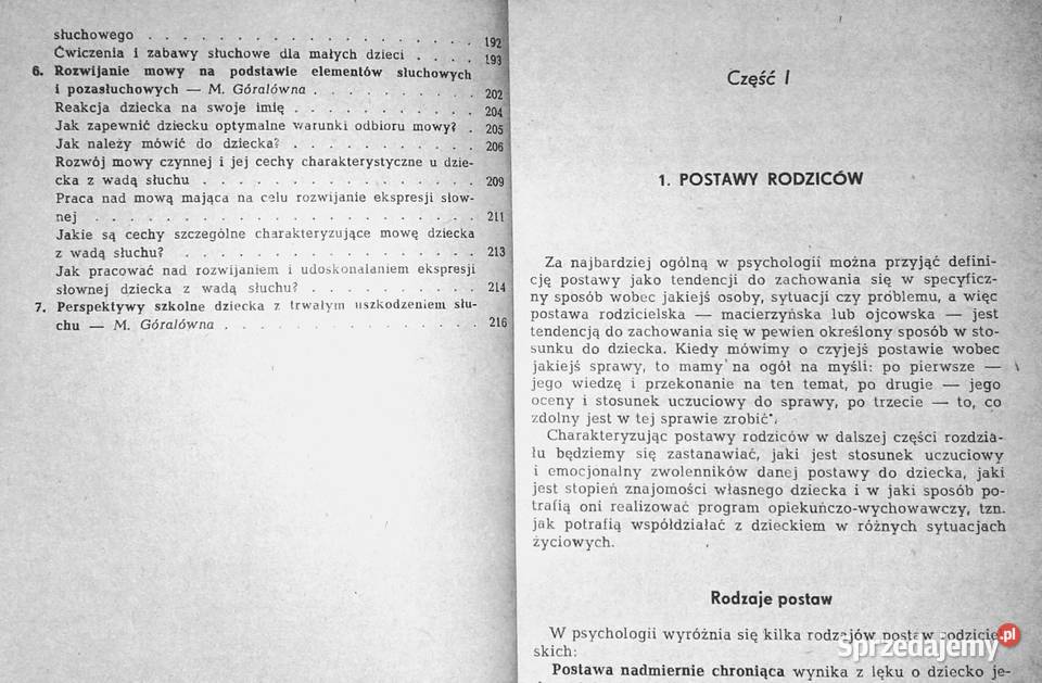 Rehabilitacja małych dzieci z wadą słuchu Maria Chełm sprzedam
