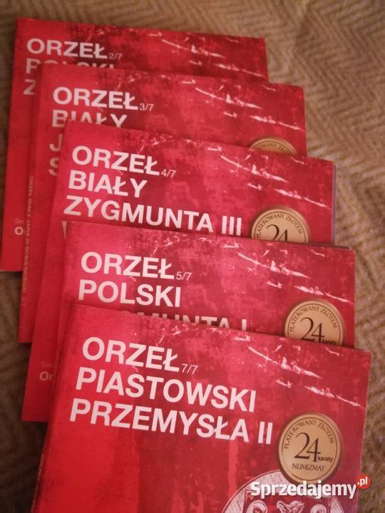 Zestaw 5 numizmatów ORŁY POLSKIE Mennica Polska