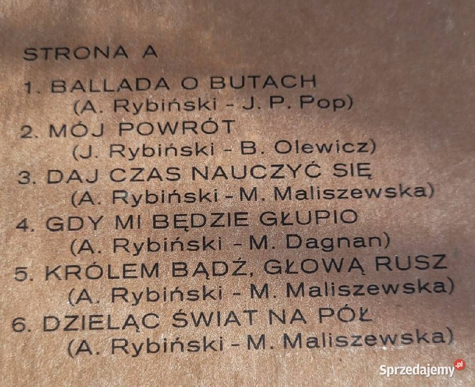 Andrzej i Eliza Czas relaksu płyta w stanie Chełmno