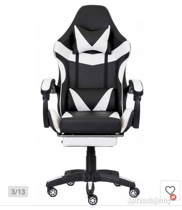Nowy fotel gemingowy z wyciąganym podnóżkiem zachodniopomorskie Koszalin