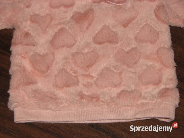 Sweterek długi włos wytłaczane serca 80 dolnośląskie Wrocław sprzedam