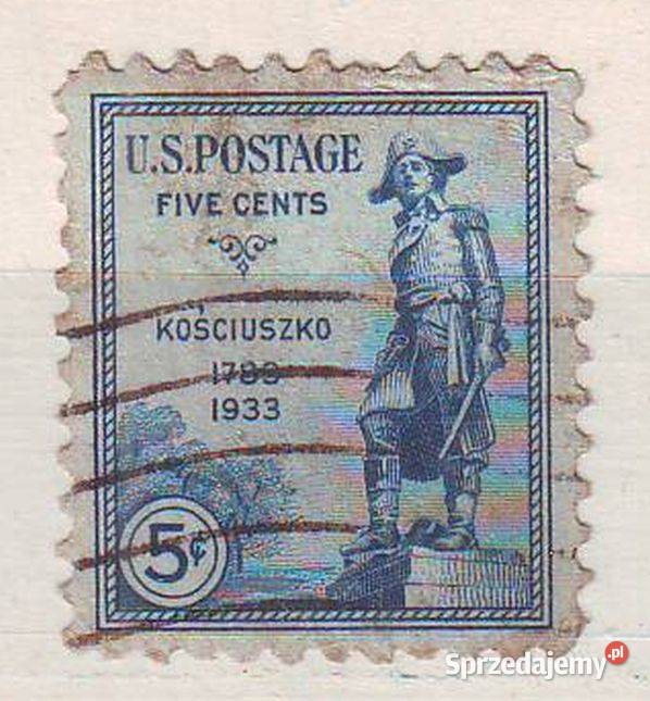 Zn USA Sn 734 kas 1933 Filatelistyka śląskie Gliwice