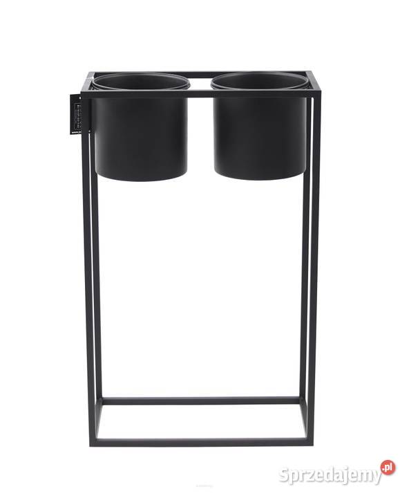 Kwietnik Metalowy Stojak z donicami 80x50 LOFT mazowieckie Sobienie-Jeziory