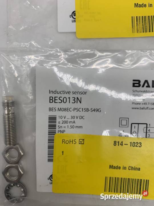 Balluff BES013N BES M08ECPSC15BS49G Czujnik Warszawa sprzedam