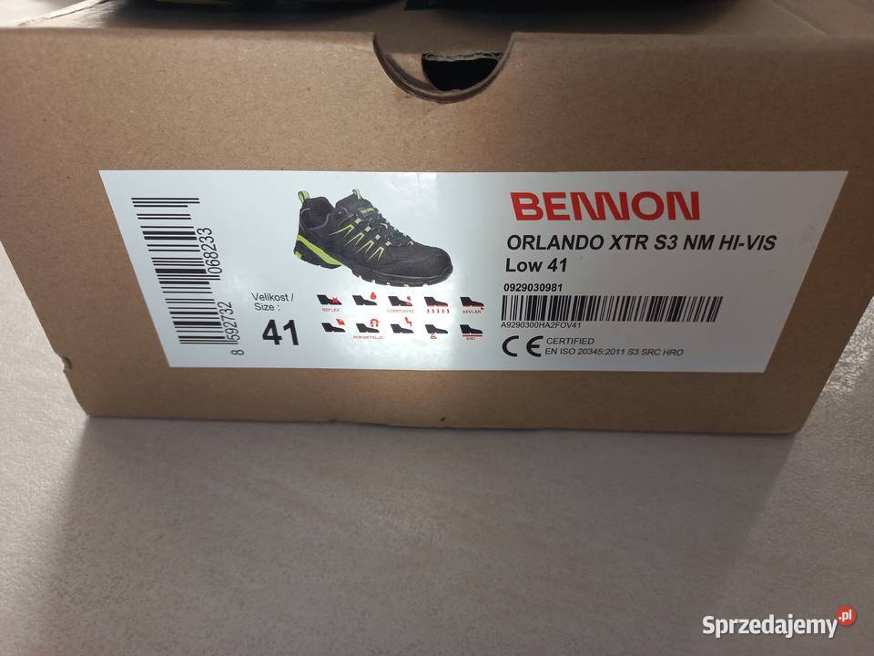 BENNON ORLANDO XTR S3 NM HIVIS Low Półbuty Białystok sprzedam