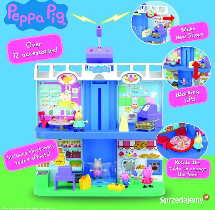 Świnka Peppa Pig Supermarket Zabawa w Sklep 3 lata+ Mogilany