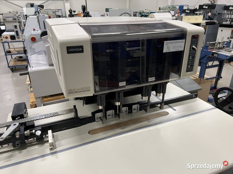 Wiertarka do papieru czterogłowicowa Uchida GA4W Produkcja Radom