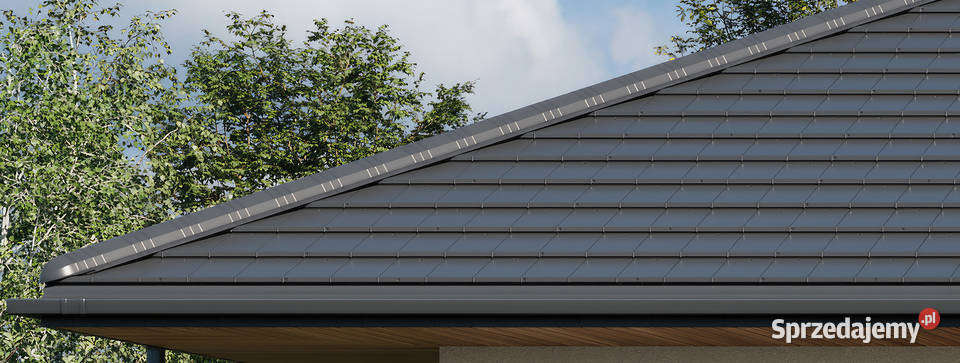 Szwedzka płaska blachodachówka modułowa GARDA Zawoja